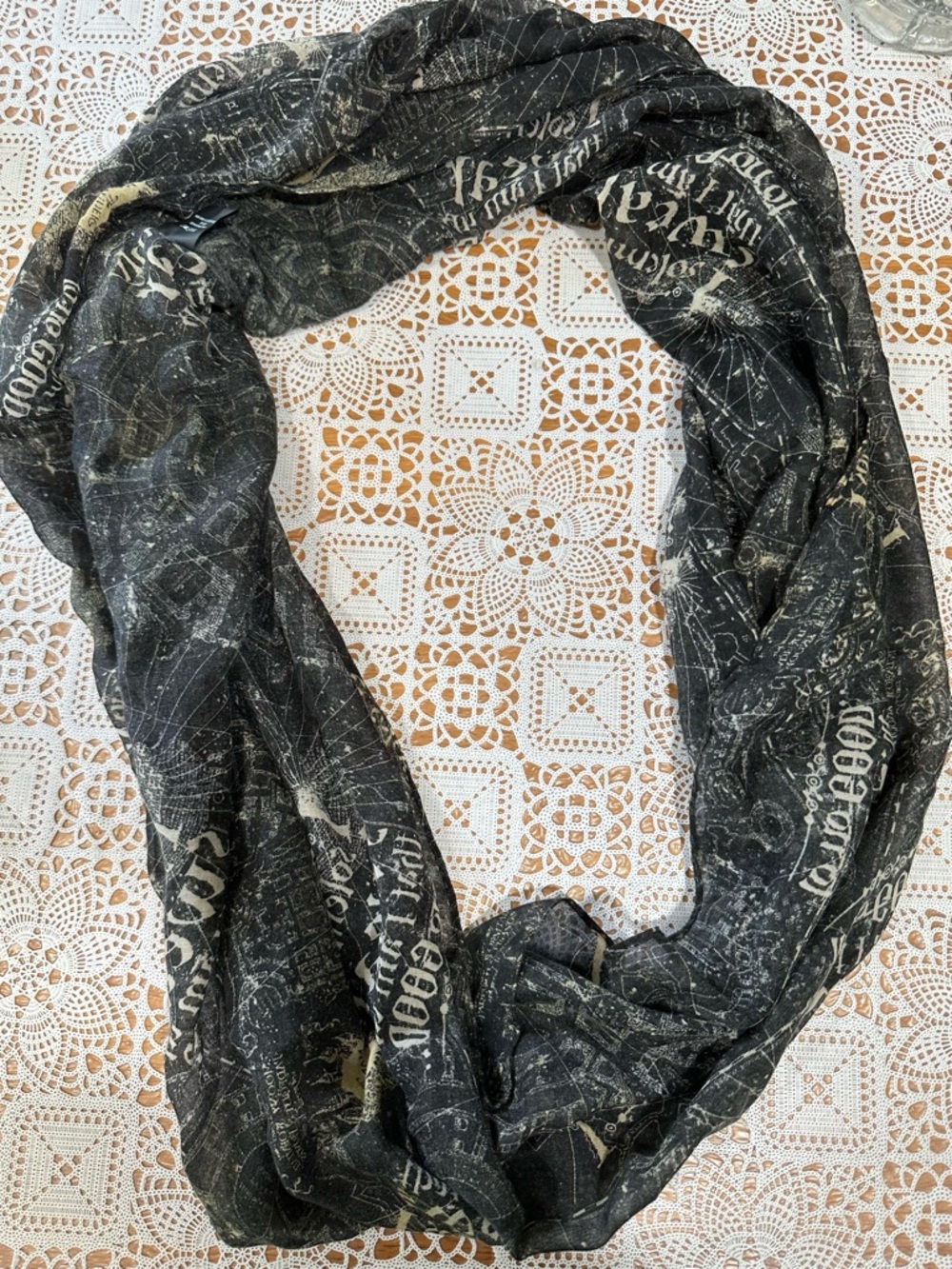 Harry Potter Marauders Map Infinity Scarf